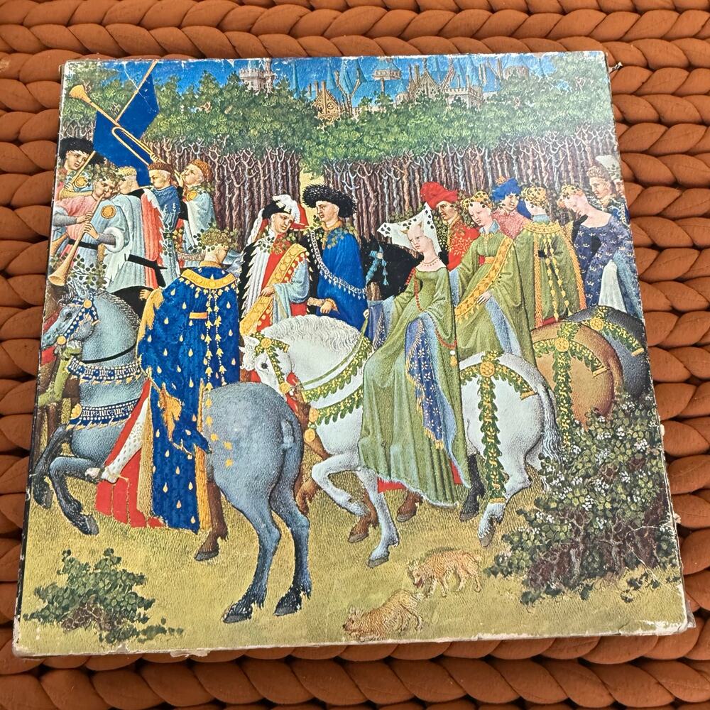 Vintage 1967 Springbrook Jigsaw Puzzle Month May Tres Riches Hueres Musee Conde